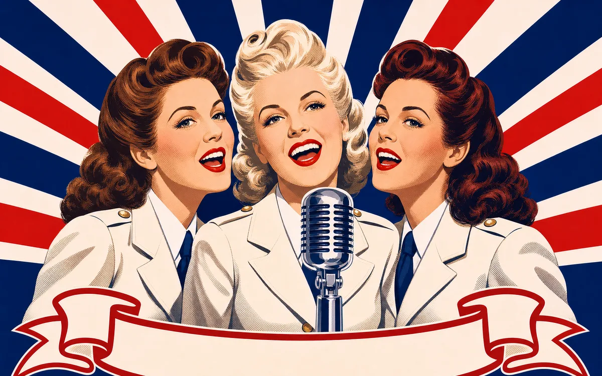 The Andrews Sisters tribute artist photo